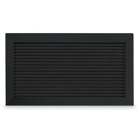 United Visual Products Sliding Door Indoor Enclosed Corkboard, 3 UV9019ACS-BLACK-DBURGU